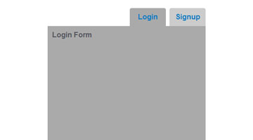 login and signup 注册和登录tab页面