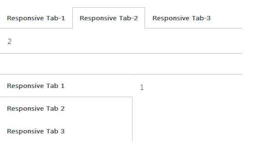 2个简单的tab标签，可以控制水平或者垂直显示