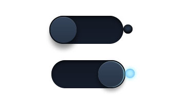 纯CSS3 3D发光点击按钮切换 可用于选择性别等