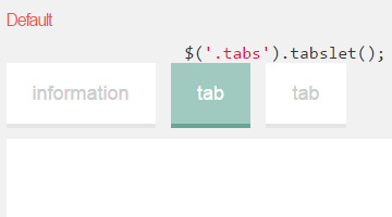 tab标签插件，自定义默认显示，动画，鼠标经过显示tab等