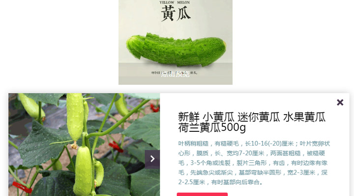 点击图片弹出层 多图带翻页展示