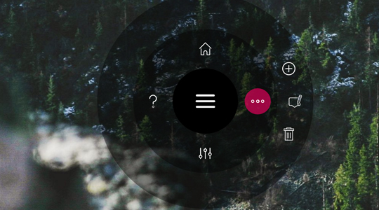 SVG 扇形辐射菜单 拨号盘形菜单