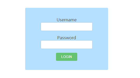 简单的php登录代码